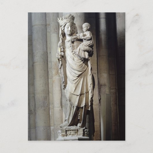 ヴァージンと子供、ノートルダム・デ・パリとして知られる ポストカード (正面)