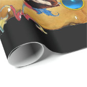 ヴァージンと子供，フローラクリスマスパーチメント ラッピングペーパー (ロールコーナー)