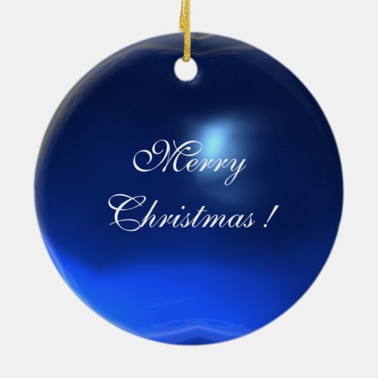 ヴァージンと子供,ブルーサファイアジェムクリスマス セラミックオーナメント (裏面)