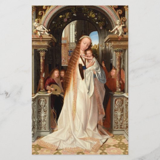 ヴァージンと子供，ミュージカル天使クリスマス 便箋 (正面)