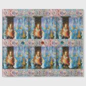 ヴァージンと子供、天使のコンサート、宝石大切。 ラッピングペーパー (フラット)