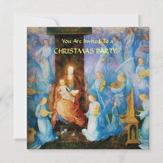 ヴァージンと子供 – 天使のコンサート 招待状 (正面)