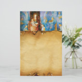 ヴァージンと子供 – 天使のコンサート，羊飼い 便箋 (スタンド正面)