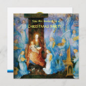 ヴァージンと子供 – 天使の金ゴールドメタルのコンサート 招待状 (正面/裏面)