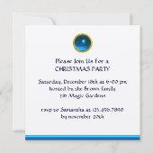 ヴァージンと子供 – 天使の金ゴールドメタルのコンサート 招待状 (裏面)