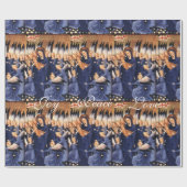 ヴァージンと子供、天使、クリスマス喜び平和の愛 ラッピングペーパー (フラット)