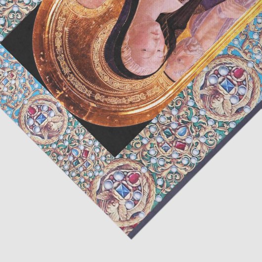 ヴァージンと子供、聖人、宝石の天使大切たち 薄葉紙 (詳細)