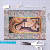 ヴァージンと子供、聖人、宝石の天使大切たち 薄葉紙 (クラフト)