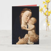 ヴァージンと子供（1455-60年頃） by Dieric Bout カード (黄色い花)