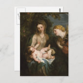ヴァージンと子供 – Anthony Van Dyck ポストカード (正面/裏面)