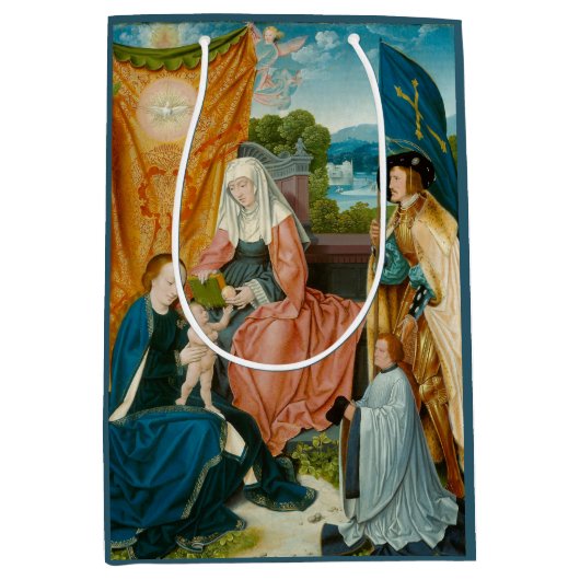 ヴァージンと子供 – Barthel Bruyn the Elder ミディアムペーパーバッグ (正面)