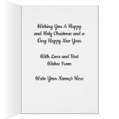 ヴァージンと子供by W. Bouguerau Christmas Card (内側 (右))