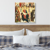 ヴァージンと子即位、c.1475 キャンバスプリント (インサイチュ (寝室))