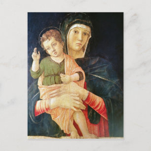 ヴァージンと子賛美ども1460年~70年 ポストカード