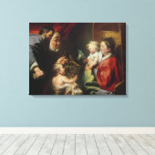 ヴァージンと子 キャンバスプリント (インサイチュ (ウッドフロア))