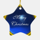 ヴァージンと子,ブルーサファイア セラミックオーナメント (裏面)