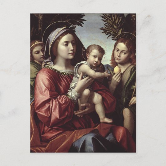 ヴァージンと子 ポストカード (正面)