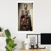 ヴァージンと子（ポリクロムウッド） ポスター (ホームオフィス)