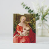 ヴァージンと子「マドンナと虹彩」, 1508 ポストカード (スタンド正面)