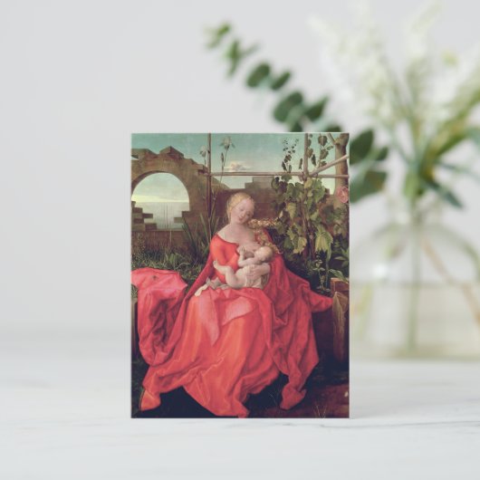 ヴァージンと子「マドンナと虹彩」, 1508 ポストカード (スタンド正面)