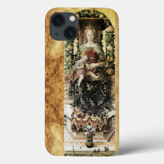 ヴァージンと子,羊皮紙 Case-Mate iPhoneケース (裏面)