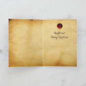 ヴァージンと子,赤ルビークリスマスグリーティング シーズンカード (内部)