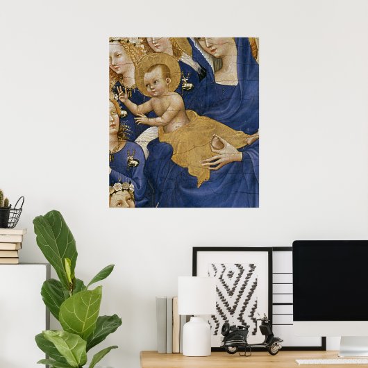 ヴァージンと子, c.1395-99 ポスター (ホームオフィス)