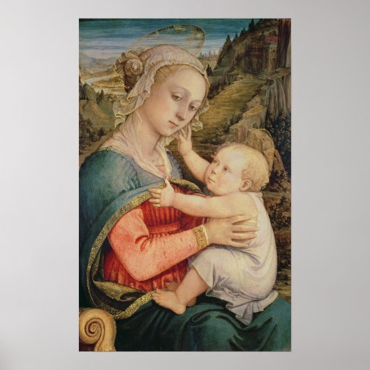 ヴァージンと子， c.1465 ポスター (正面)