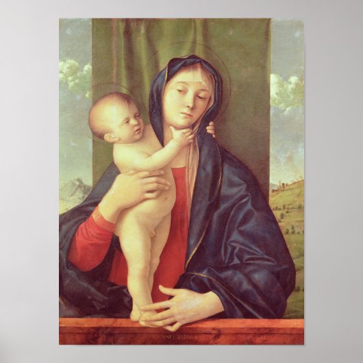 ヴァージンと子， c.1487 ポスター (正面)