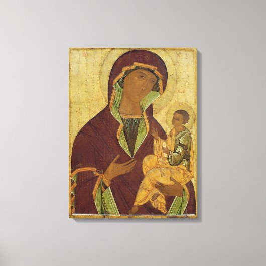ヴァージンと子， c.1500#キョウイノキガミ# キャンバスプリント (正面)