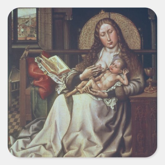 ヴァージンと子Before a Firescreen, c.1440 スクエアシール (正面)