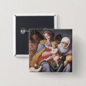 ヴァージンと聖エリザベスとの子供 缶バッジ (正面&裏面)