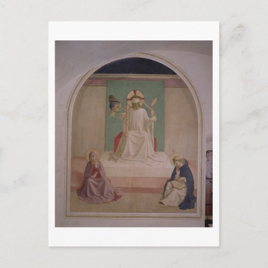 ヴァージンと聖ドミを使ったキリストの嘲笑 ポストカード (正面)
