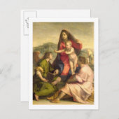 ヴァージンと聖人と天使との子供, c. ポストカード (正面/裏面)