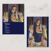 ヴァージンと聖人，青 名刺 (正面/裏面)