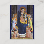 ヴァージンと聖人，青 名刺 (裏面)