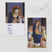 ヴァージンと聖者の青い白 名刺 (正面/裏面)