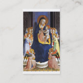 ヴァージンと聖者の青い白 名刺 (裏面)