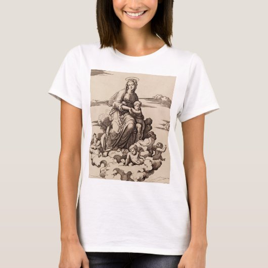 ヴァージンと雲の中の子 Tシャツ (正面)