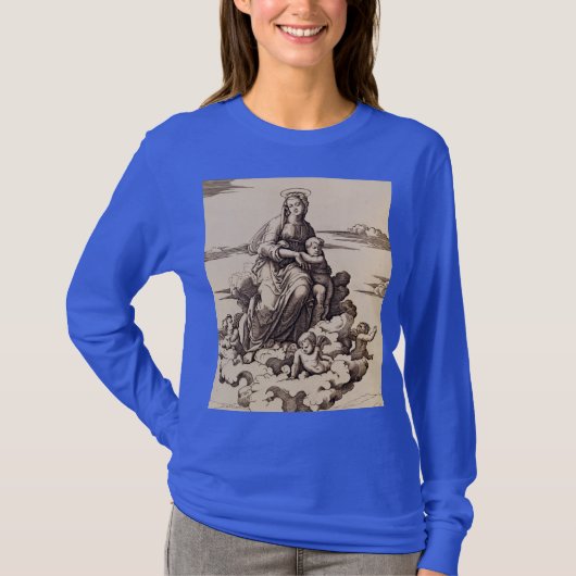 ヴァージンと雲の中の子 Tシャツ (正面)