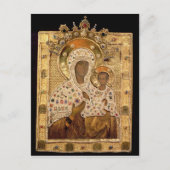 ヴァージンのアイコン、スモレンスカジャ修道院 ポストカード (正面)