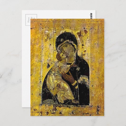 ヴァージンのキエフ・ウクライナアイコンマドンナ ポストカード