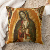 ヴァージンのグアダルーペレディーマザーメアリー クッション (ブランケット)
