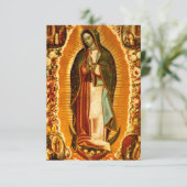 ヴァージンのグアダルーペレディーマザーメアリー サンキューカード (スタンド正面)