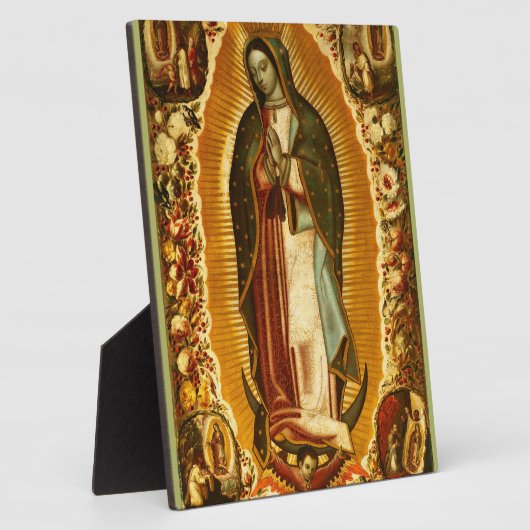 ヴァージンのグアダルーペレディーマザーメアリー フォトプラーク (側面)