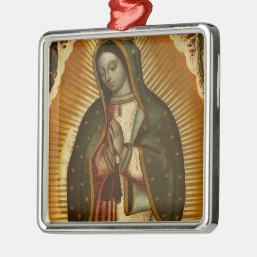 ヴァージンのグアダルーペレディーマザーメアリー メタルオーナメント (左)