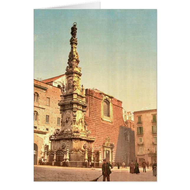 ヴァージンのコラム、広場Trinit&agrave Maggior (正面)