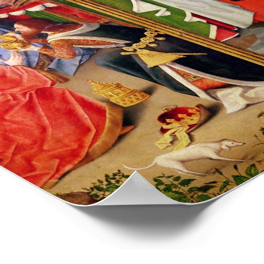 ヴァージンの七大喜びのアルタルピース ポスター (角)