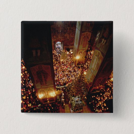 ヴァージンの仮定の饗宴 缶バッジ (正面)