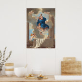 ヴァージンの仮定ニコラプッサンファインアート ポスター (キッチン)